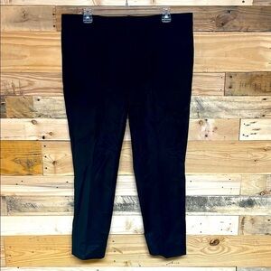 Banana Republic size 12 Black Sloan Fit Straight Leg Dress Pants with Pockets